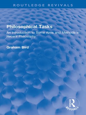cover image of Philosophical Tasks